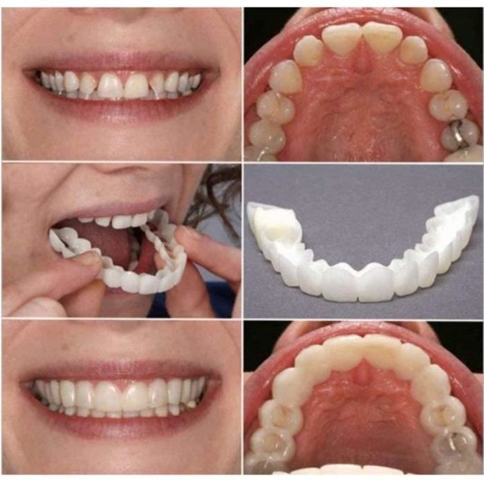 BIB Contrasteur dentaire durable en silicone souple fond noir