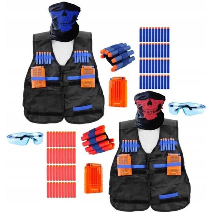 Kit d'équipement pour flèches Nerf - Spinel - Accessoires pour gilet tactique - Mixte - Enfant