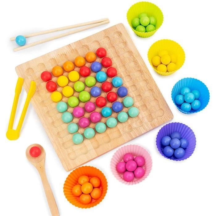 Jouets Montessori en Bois, Jeu de société Montessori, Jeu de pêche