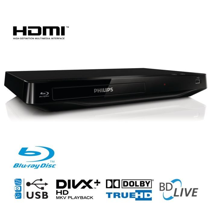 PHILIPS BDP2930 Lecteur Blu Ray Achat / Vente lecteur hd