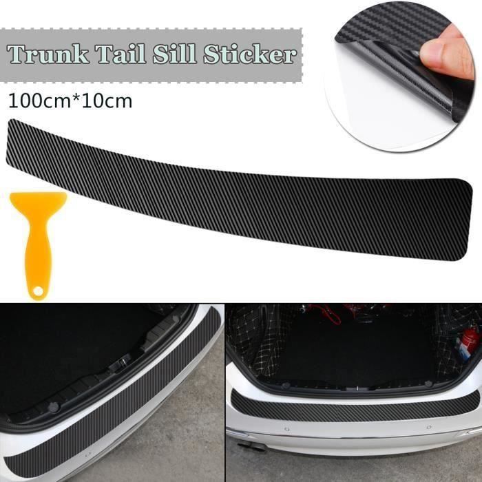 Bk Autocollant Protection De Pare Chocs Arrière En Fibre De Carbone Achat Vente Coffre Arriere Bk Autocollant Protection De Cdiscount