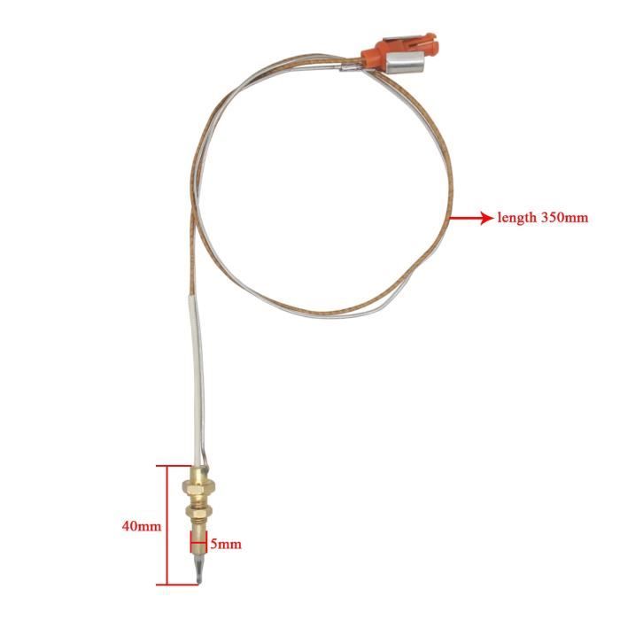 Capteur De Température Pour Plaque à Induction - Thermostat De Remplacement - 24.5 Cm - Compatible Avec Plusieurs Marques