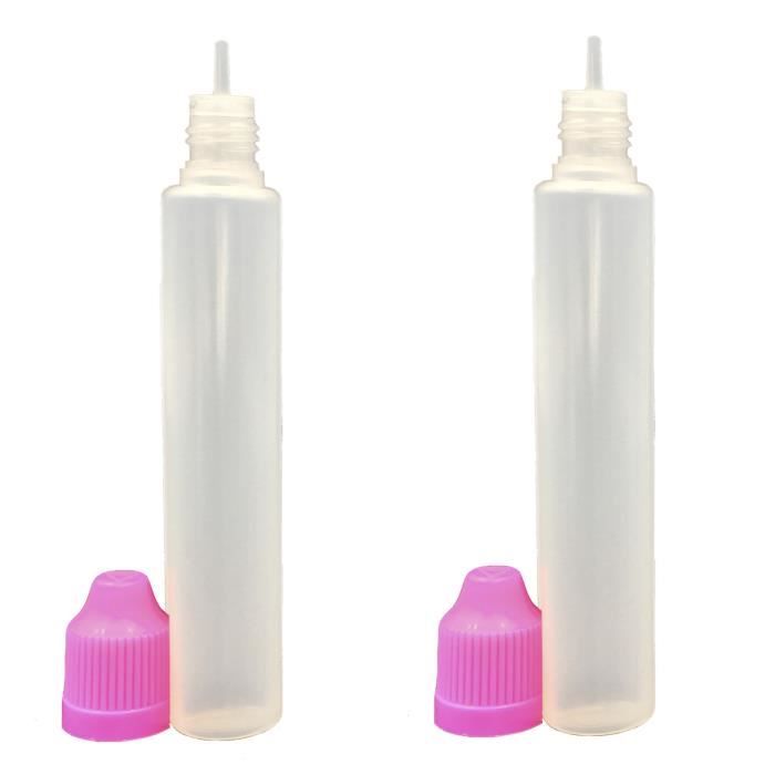 50 Bouteilles Compte-Gouttes 20ml Vides - Plastique PET/LDPE - Pour Liquides Et Solutions
