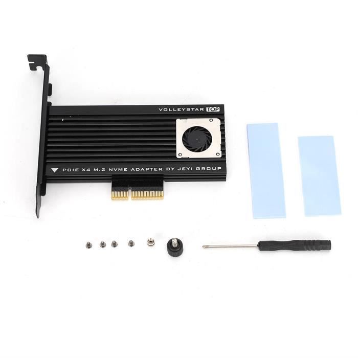 Carte D’extension PCIe Pour SSD M.2 NVMe – Compatible 2230/2242/2260/2280, Installation Facile
