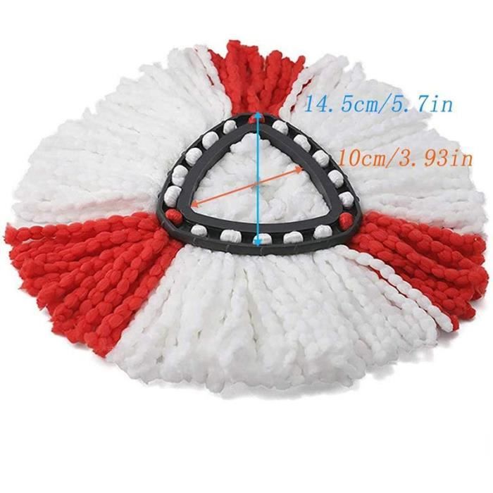 Mini Serpillière éponge 2 Pièces Avec 2 Têtes De Rechange - 15x14x4 Cm - Pliable, Essorage à Une Main