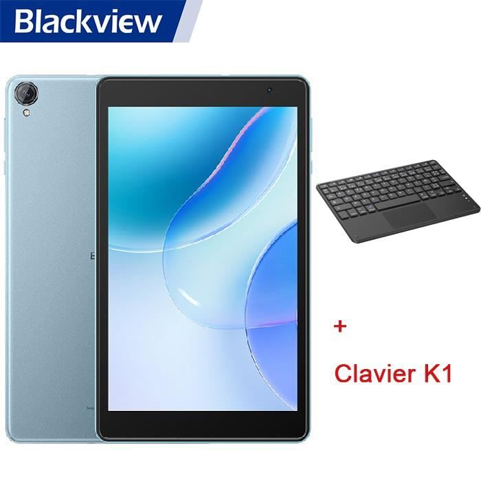 Blackview Tab 50 WiFi Tablette Tactile 8 pouces HD 8Go+128Go-SD 1To 5580mAh  WiFi 6 Tablette PC Android 13 Bleu Avec Clavier K1 - Cdiscount Informatique