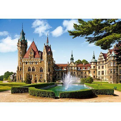 Puzzle 1500 pièces - Château de Moszna Pologne - CASTORLAND - Architecture et monument