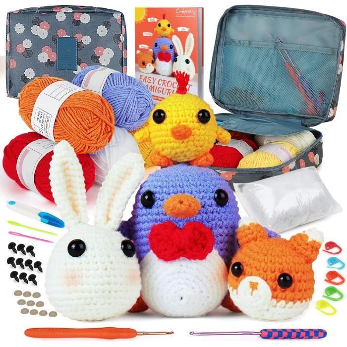 The Woobles -Pierre the Penguin Beginner Crochet Kit – A Blissfully
