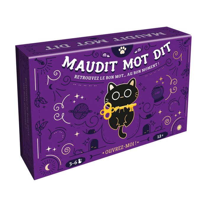 Jeu D'Ambiance Asmodee Cocktail Games Maudit Mot Dit – Jeu De Devinettes Pour 3 à 6 Joueurs