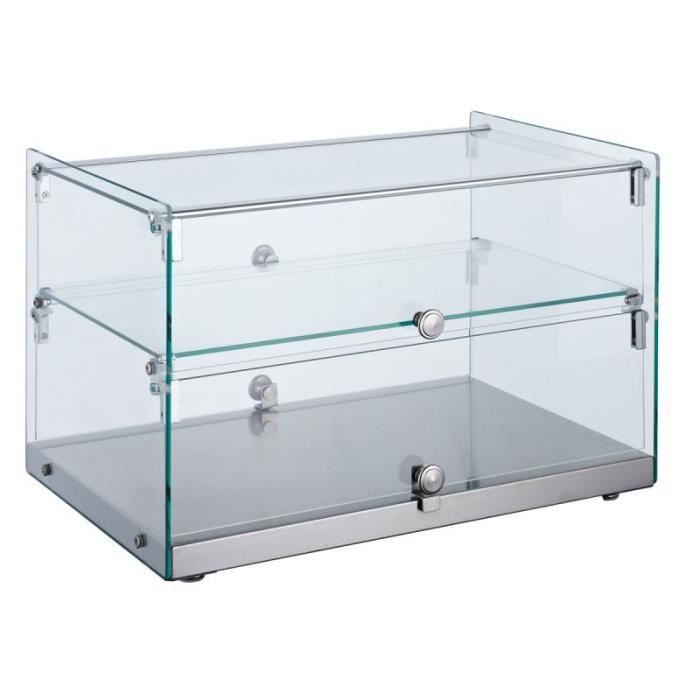 Vitrine Neutre - COMBISTEEL - 50 Litres - Vitre Droite - 1 Porte - Montage Facile Vitrine Neutre - COMBISTEEL - 50 Litres - Vitre Droite - 1 Porte - Montage Facile