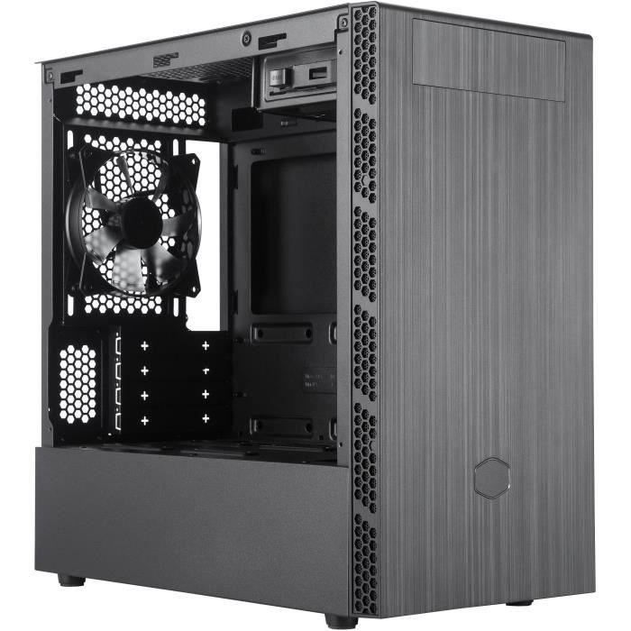 COOLER MASTER LTD BOITIER PC MB400L - Emplacement lecteur disque - Noir - Verre trempé - Format M-AT