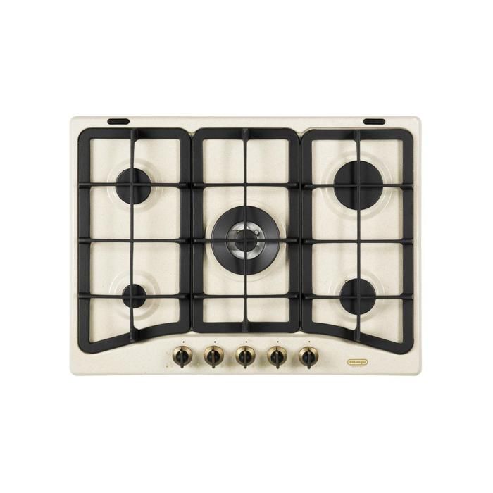 DeLonghi AVF 57 PRO Intégré Cuisinière à gaz Émaillé Avoine Fonte Rotatif - vue 3
