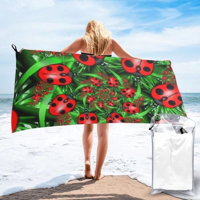 PackTowl Personal Serviette de camping et de voyage en microfibre ultralégère Imprimé Daydream Body