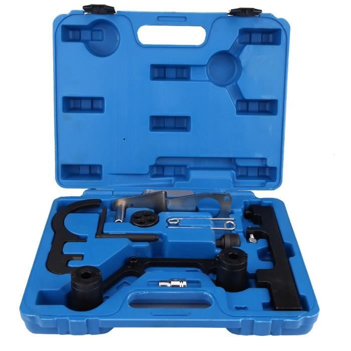 Kit 5 Pièces Outil Arbre à Cames Vilebrequin + Clé Tendeur Poulie Alternateur Audi VW