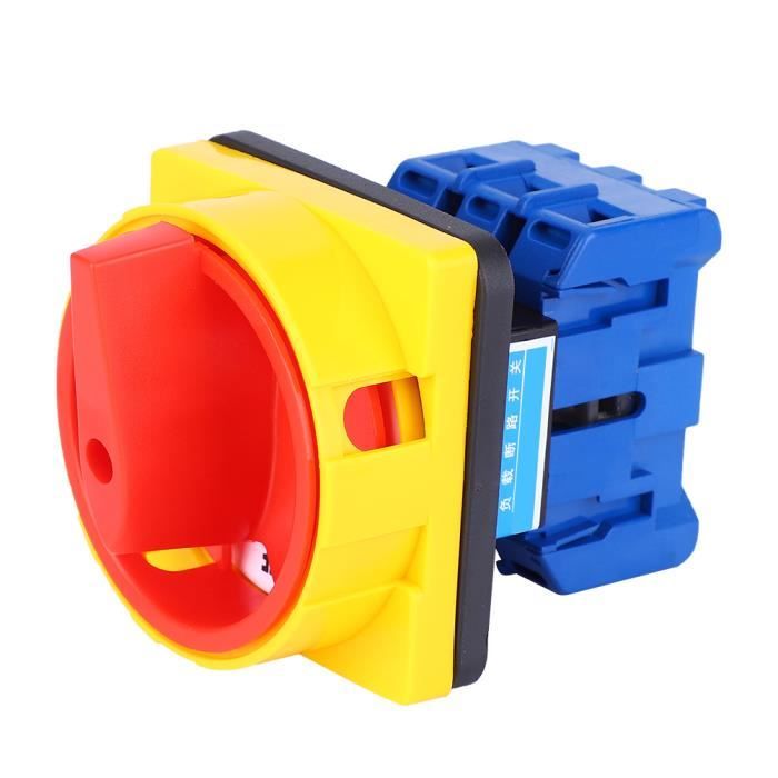 Interrupteur Inverseur étanche 6 Broches 20A 125V AC - Momentané, Retour Au Centre | Pour Actionneur Linéaire, Moteur DC, Applications électriques