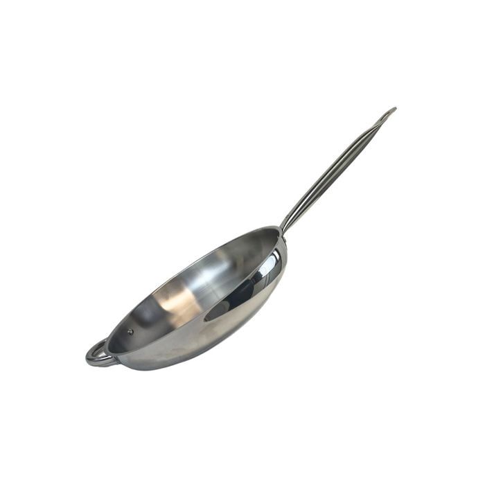 Lot de 2 poêles inox de 28 cm et 32 cm Elo Profi Therm - Maison