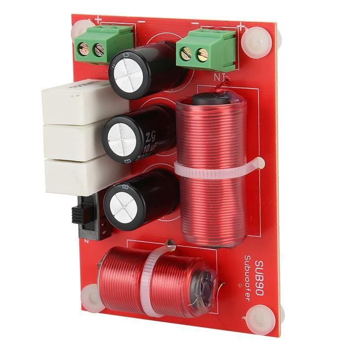 Suoumwa Crossover Audio 3 Voies - Filtre Fréquence Réglable