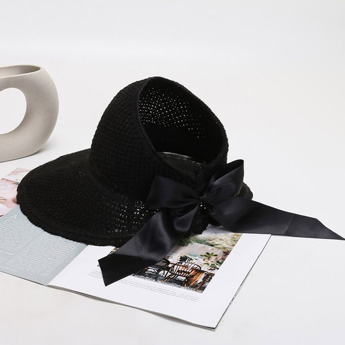 Chapeau Solaire Femme Pliable Respirant - Beige, Rose, Bleu Marin - Anti-UV Été - Taille Unique