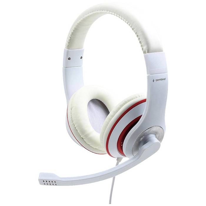 Gembird MHS-03-WTRD écouteur/casque Avec fil Arceau Appels/Musique - vue 2