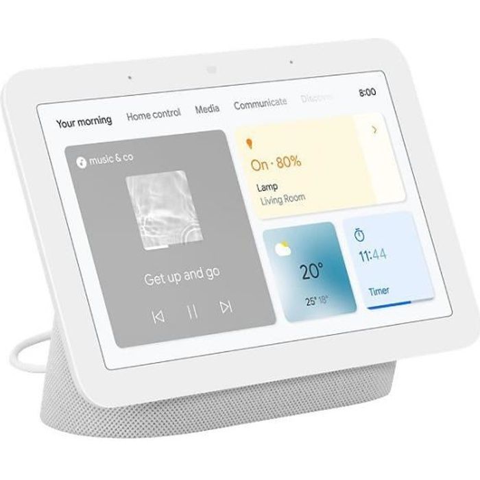 Enceinte intelligente sans fil Bluetooth et Wi Fi Google Nest Hub 2eme génération avec écran connecté Neuf - vue 3