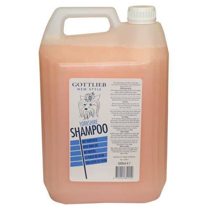 Meilleurs prix pour Shampooing - Gottlieb - Yorkshire - 5 litres - Huile de macadamia - Démêlant pour chiens