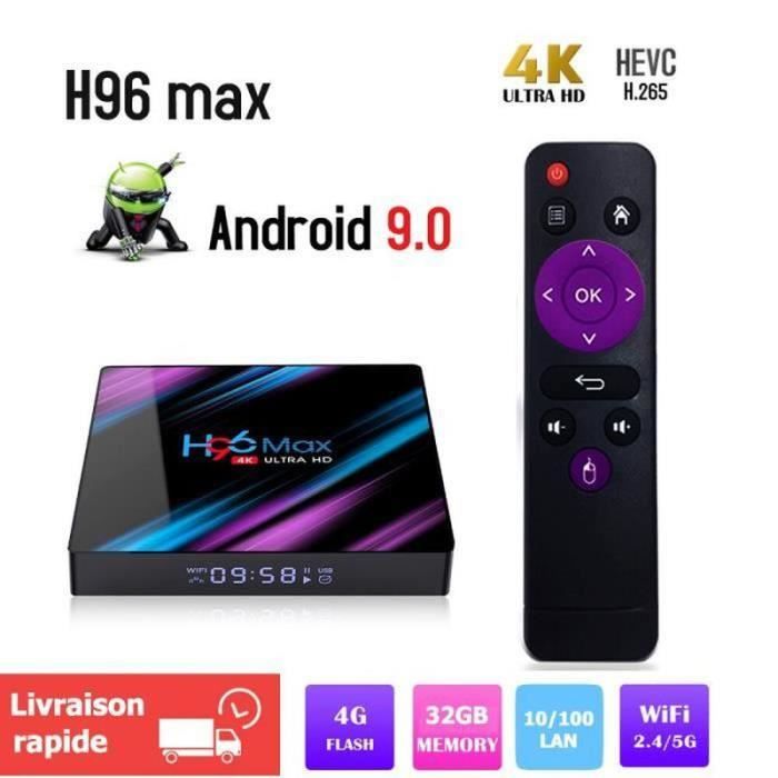 Passerelle multimédia Non renseigné Lecteur multimédia TV Box H96 MAX
