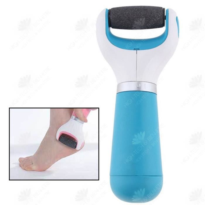 HTBE® Meuleuse de pied électrique étanche meuleuse de pied exfoliante pédicure exfoliante rechargeable par USB