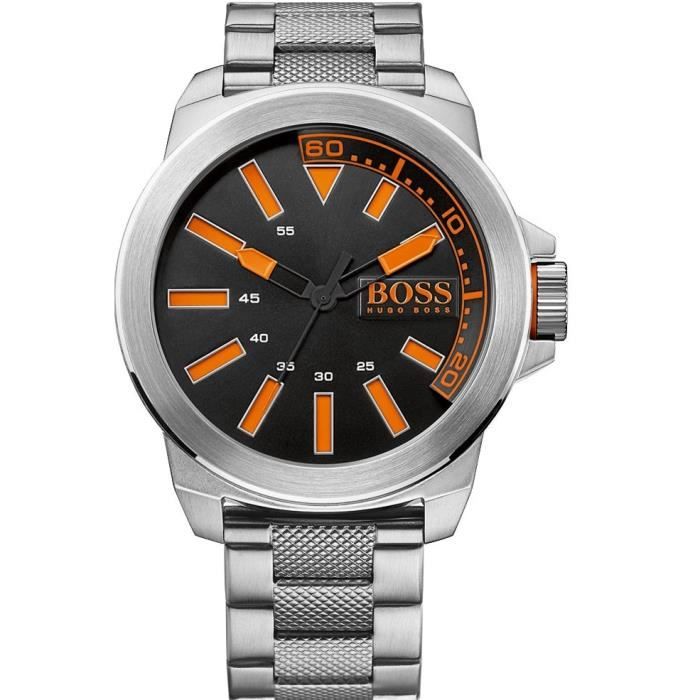 hugo boss new york orange watch