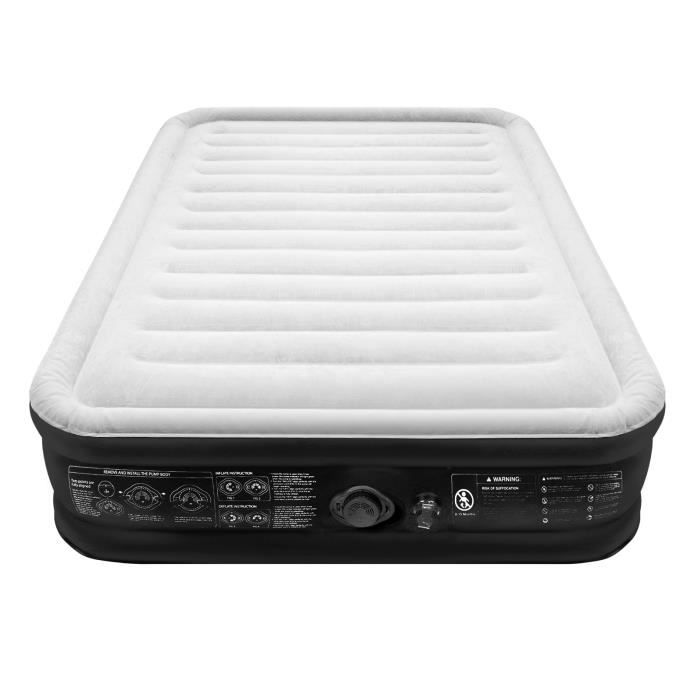 UISEBRT Matelas pneumatique, lit d'appoint autogonflant, matelas gonflable avec pompe à air, lit
