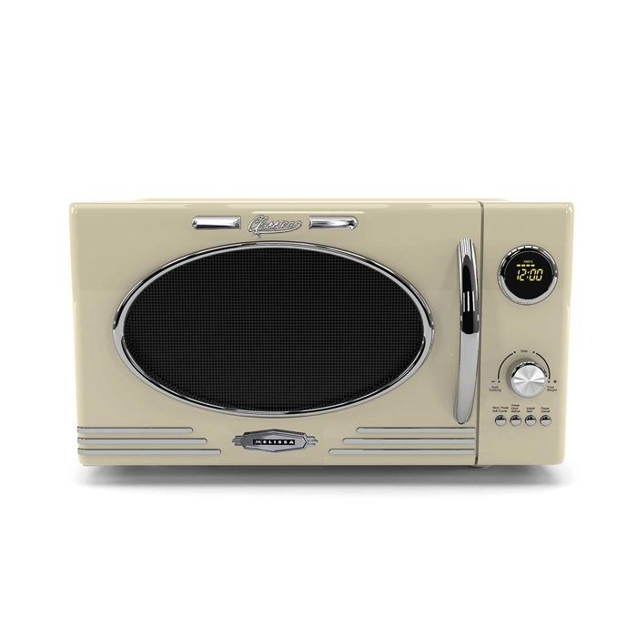 Four à Micro-ondes - Melissa - Électronique avec gril 23L 800W - 16330128 - Crème - Melissa