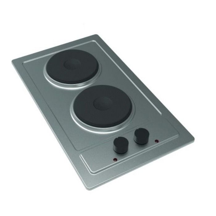 Plaque de cuisson - MODERNA - MTAD031Z00 - Inox brossé - 2 feux 3000W - Commandes manettes
