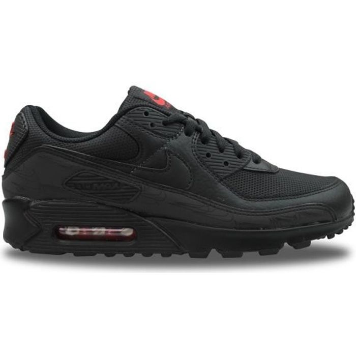 Basket Nike Air Max 90 Noir Dz4504 003 NIKE Cuir Lacets Mixte Cdiscount Chaussures
