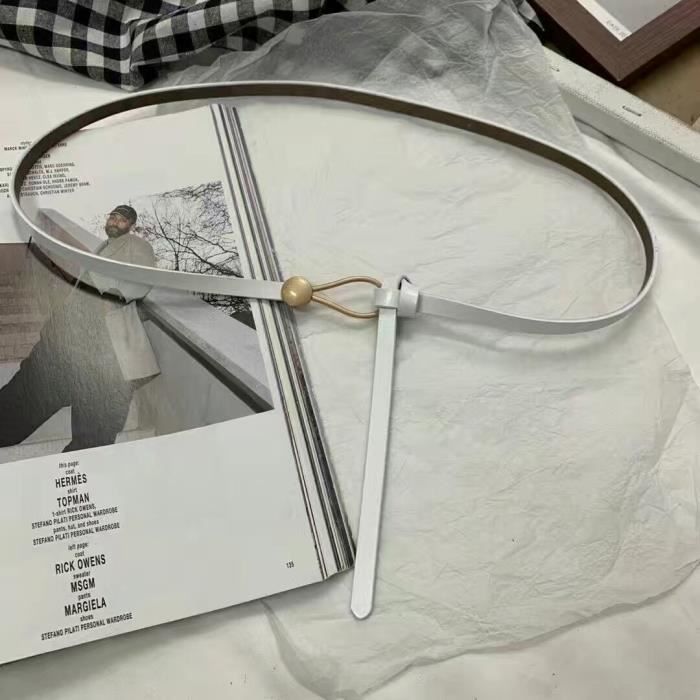 Ceinture Décorative En Cuir PU Pour Femme - 100 Cm - Idéale Pour Accessoiriser Votre Taille
