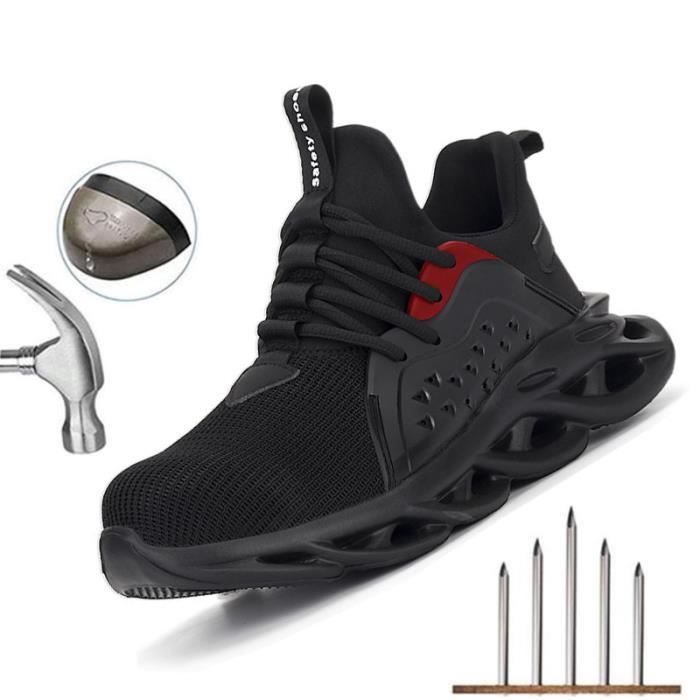 Chaussures De Sécurité Légères - Embout Acier, Antidérapantes - Hommes Et Femmes
