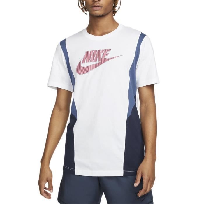 Tee shirt manches courtes blanc Nike