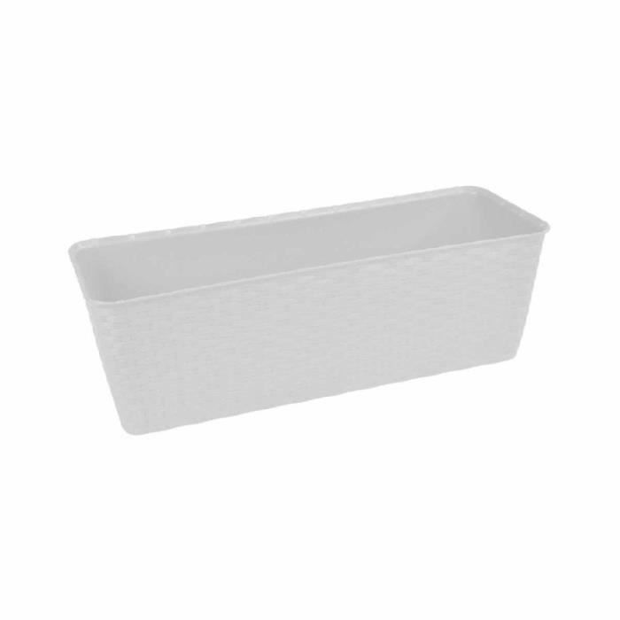 Jardinière Rectangulaire Transparente 30 Cm - Pot Plastique Pour Orchidées, Plantes Intérieur/extérieur - 7