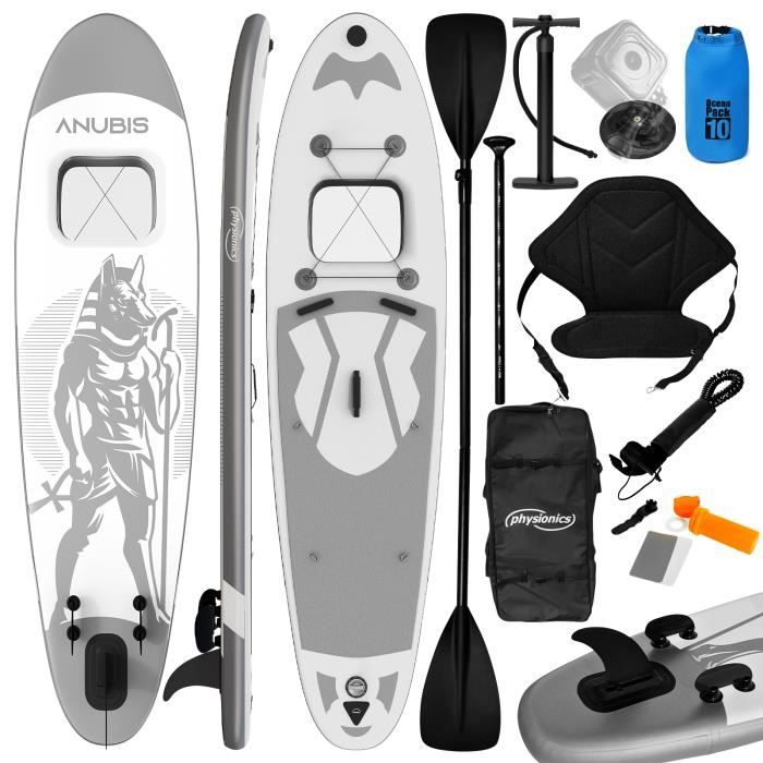 Stand Up Paddle Board Gonflable Zupapa Avec Siège Kayak - 323 X 82 Cm, Charge Max 158 Kg, Accessoires Complets - 7