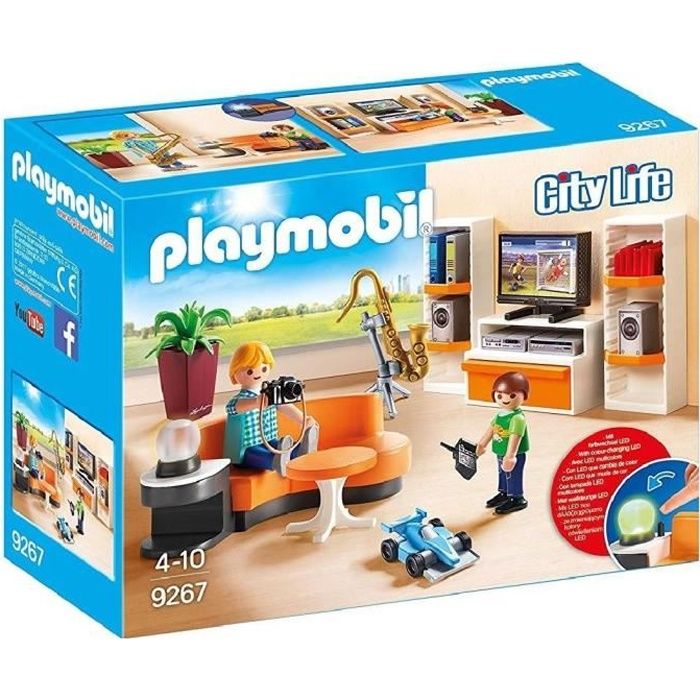 piece de la maison moderne playmobil