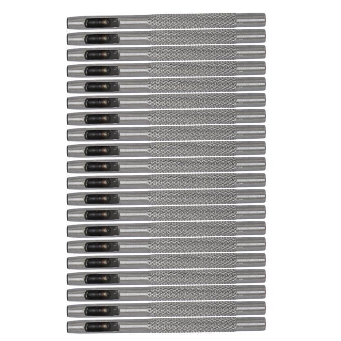 Lot De 12 Emporte-pièces Poinçons Creux Pour Cuir - Acier, Forme Ronde, Outil Manuel