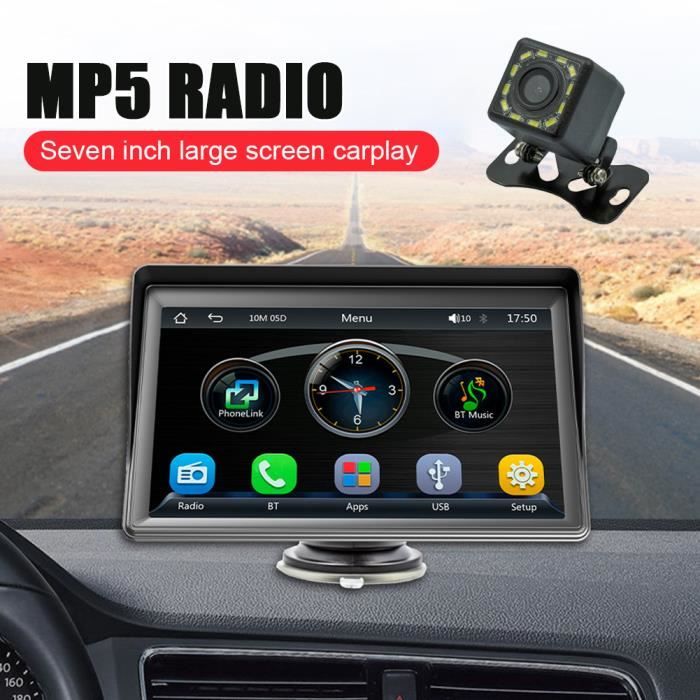 Autoradio CarPlay Android Auto,7 écran Tactile sans Fil Car