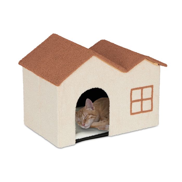 Meilleurs prix pour Maison beige pour chat - 10045067-0