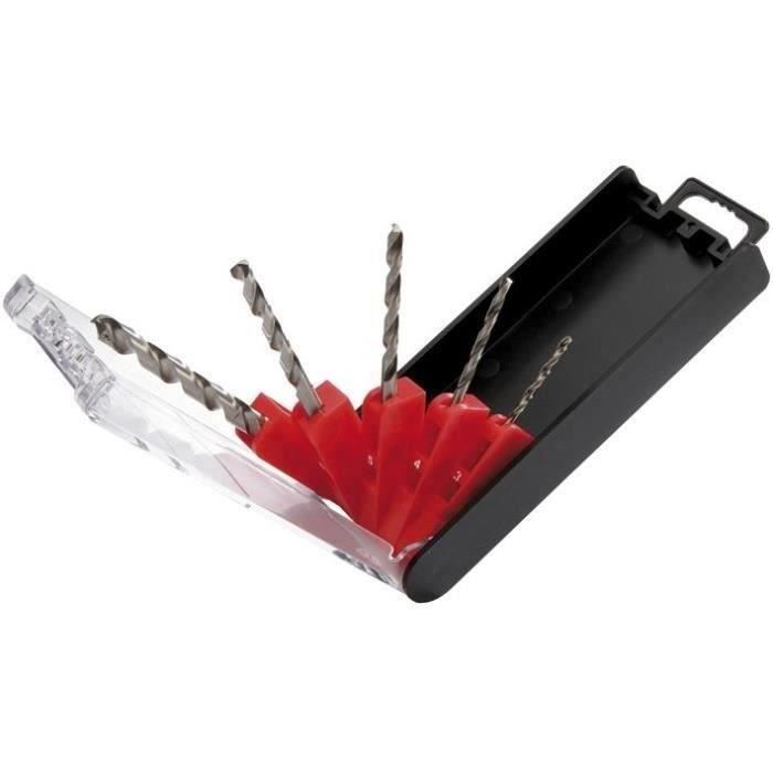 Coffret plastique 5 forets à métaux - Tecn'x hss