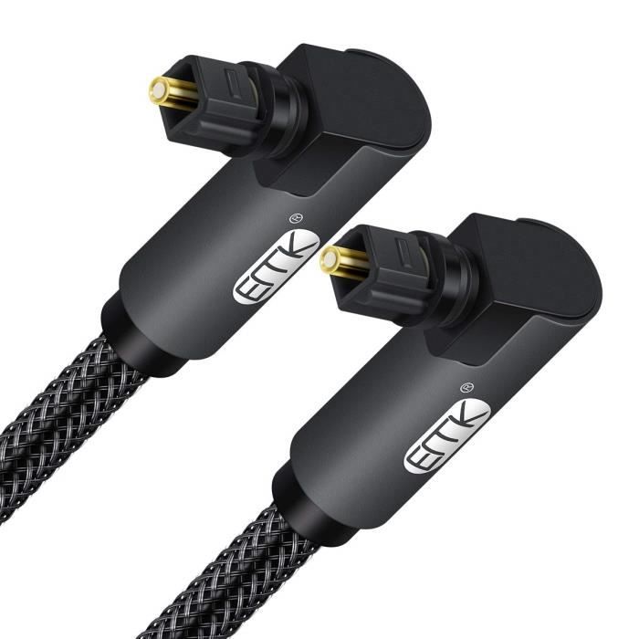 Cable Optique Câble Optique Audio Numérique Toslink Câble Fibre Optique Spdif pour Home