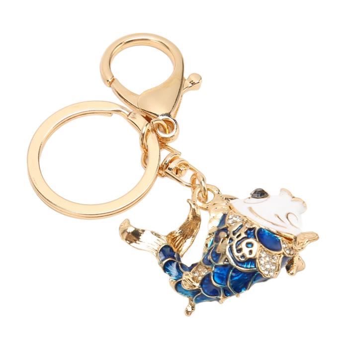 Shipenophy porte-clés poisson porte-bonheur Porte-clés poisson rouge ...