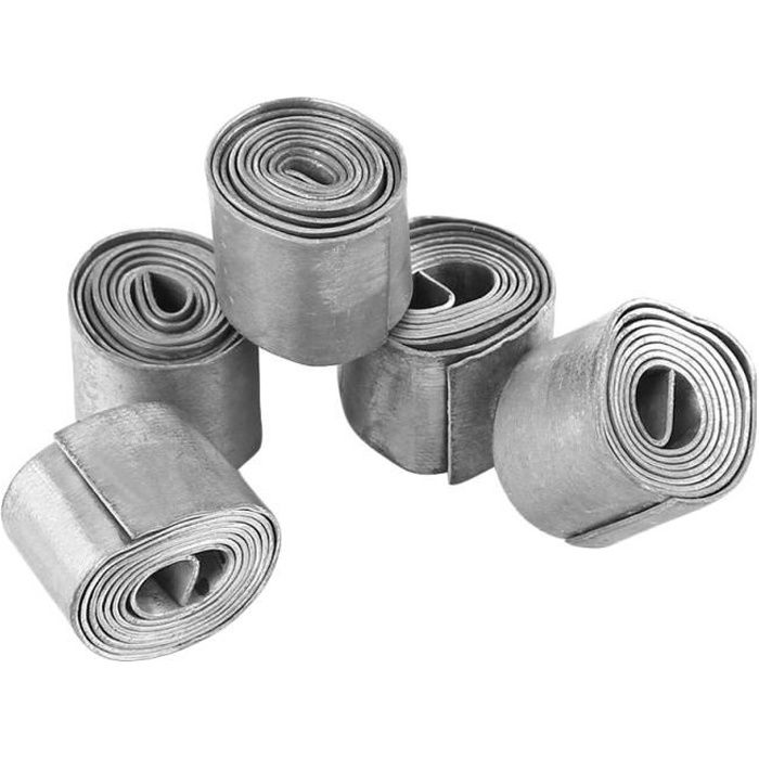 Rouleaux De Plomb Pour Pêche - 12 Rouleaux En 3 épaisseurs (0,4mm / 0,6mm / 0,7mm), Pour Lester Les Lignes