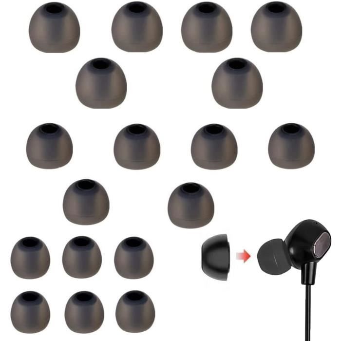9 Paires Remplacement Écouteurs en Silicone Embouts d'oreilles, Embouts de  Rechange pour Écouteurs Intra-Auriculaires, pour[S693]