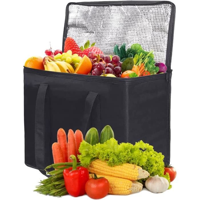 Siruishop Sac Isotherme de Livraison de Nourriture Garde les Aliments Chauds Froids pour Épicerie Magasinage Traiteur Siruishop Sac Isotherme de Livraison de Nourriture Garde les Aliments Chauds Froids pour Épicerie Magasinage Traiteur