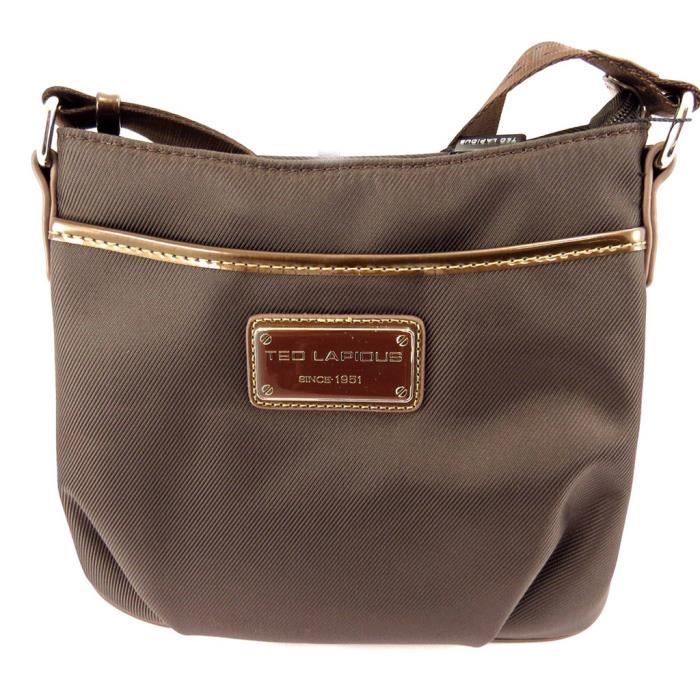 Sac bandoulière online ted lapidus marron