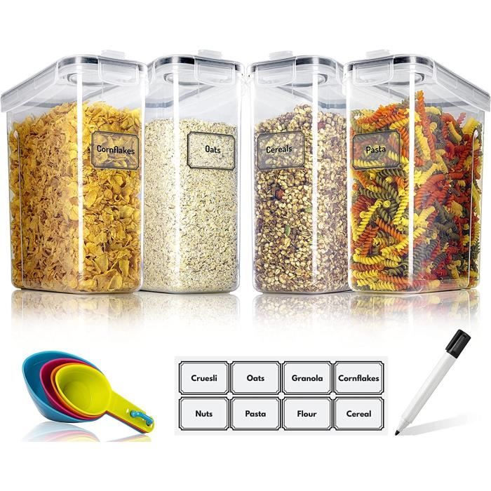 Boite Plastique Alimentaire Lot De 10 Boîtes Hermétiques 300ml - Plastique Sans BPA Transparent - Rangement Cuisine/cosmétiques Mini Boite Plastique