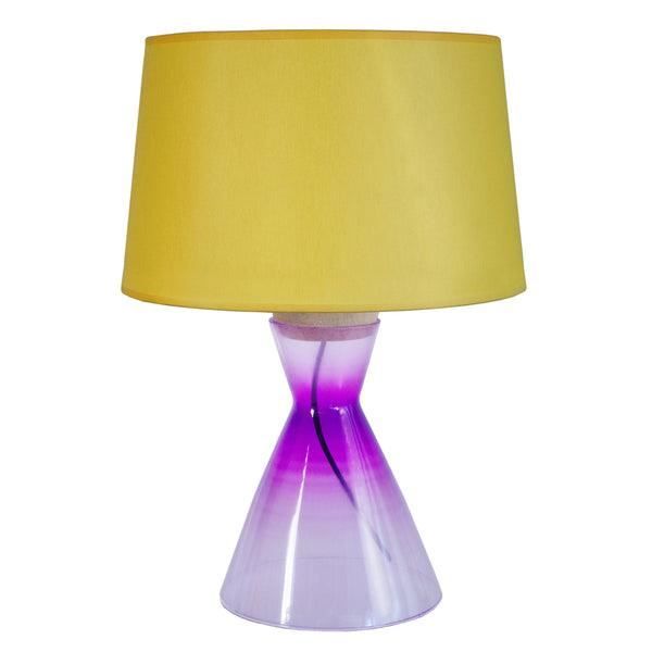 Abat-jour E14 19,5c en tissu crèe floral otif floral conique pour